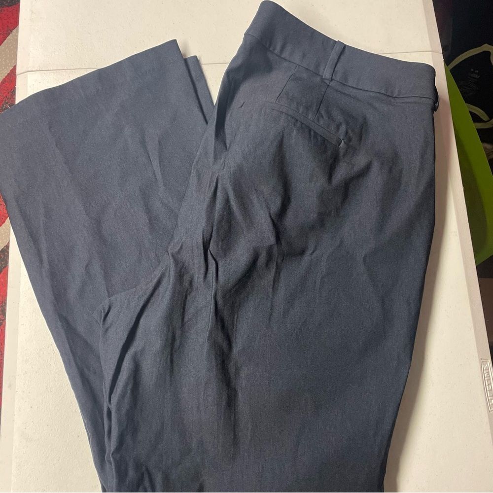 Lane Bryant The Allie Navy blue dress pants slacks size 28L 28 L boot women NWT